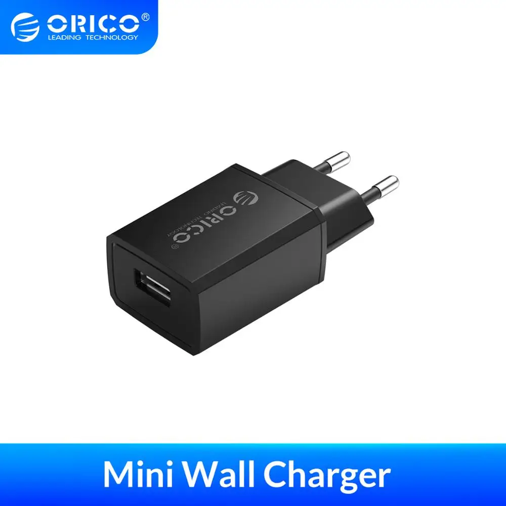 Мини USB настенное зарядное устройство ORICO 5 В 1 А 2 дорожное для мобильных телефонов