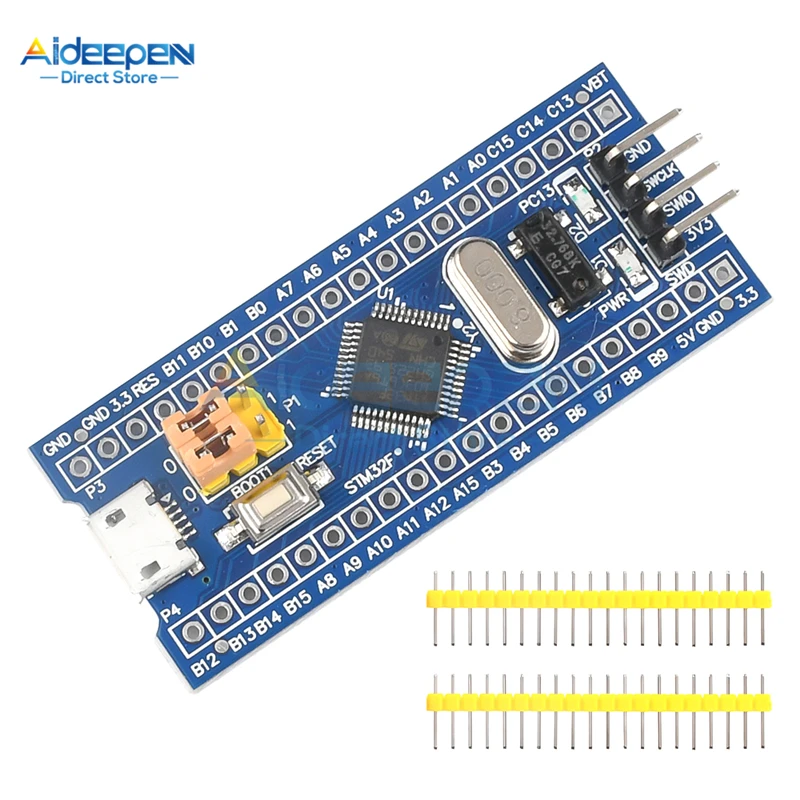 Stm32f103c6t6 Arm Stm32 Minimum Cystem Development Board Can Replace Stm32f103c8t6 Embedded Single Chip Microcomputer Core Board Instrument Parts Accessories Aliexpress