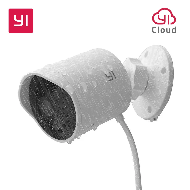 En Ligne YI Wifi caméra extérieure 2.4G sans fil sécurité IP Cam résolution étanche détection de mouvement système de Surveillance de sécurité nuage
