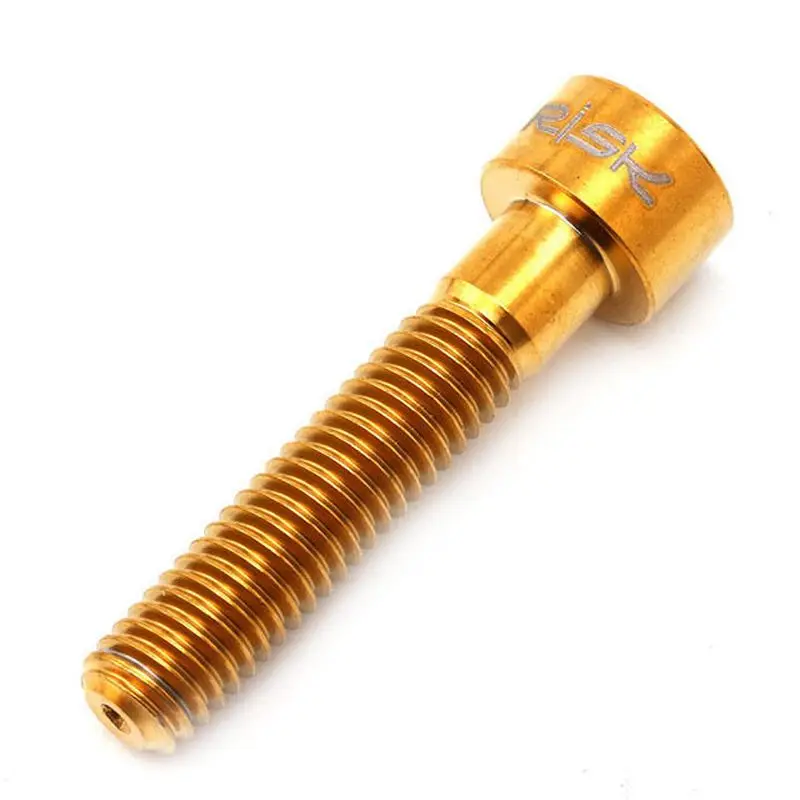 Качество M6X30mm титановые болты для MTB велосипеда гнезда для гарнитуры колпак болт велосипед Винт золотой