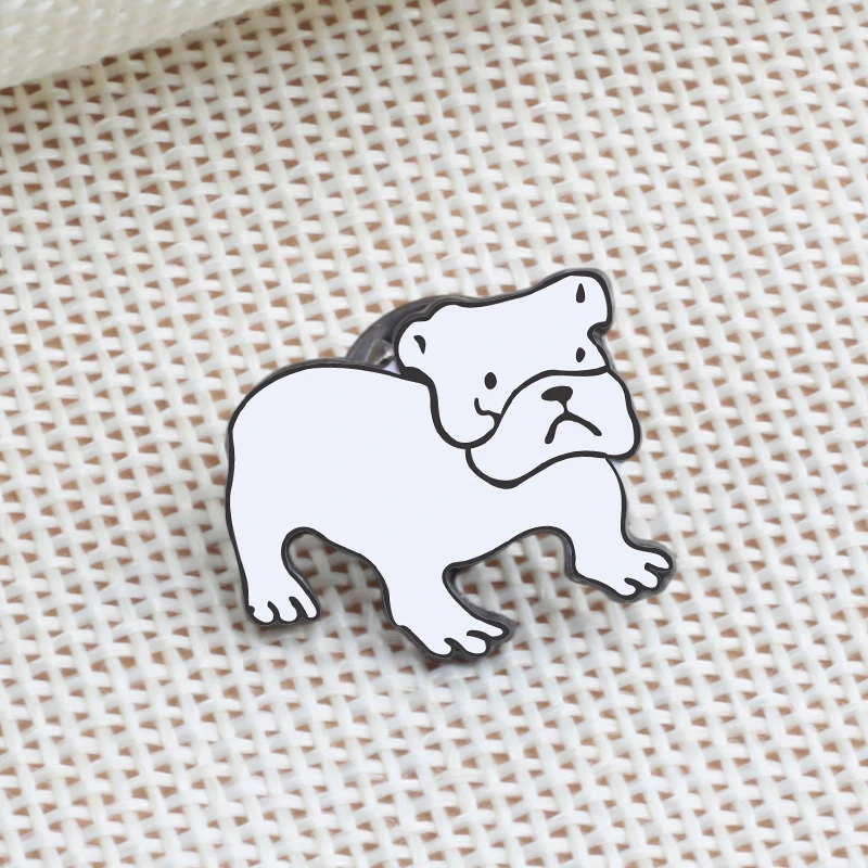 Милые эмалированные Броши кролик для пары кошек и собак булавки в виде