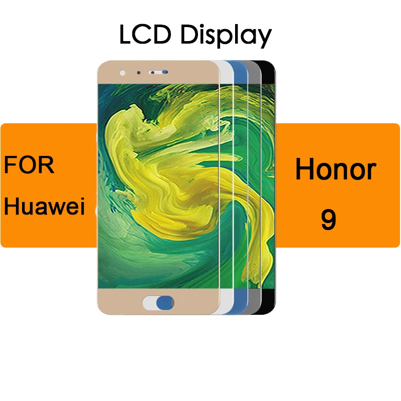 Для Huawei Honor 9 ЖК дисплей сенсорный экран дигитайзер сборка STF L09 AL10 AL00 Замена|Экраны