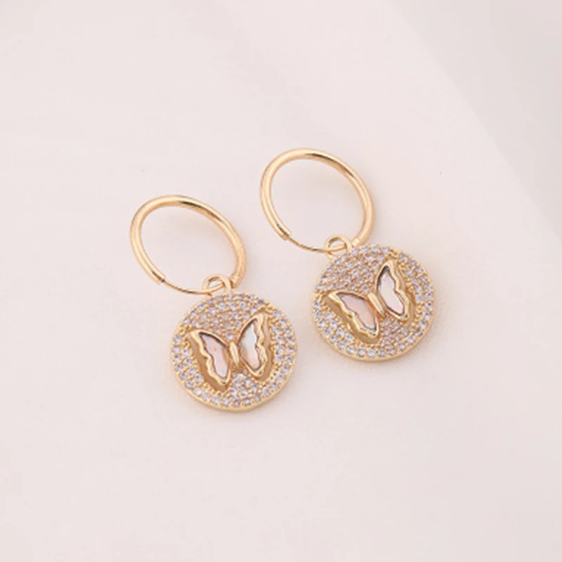 

Makersland Butterfly Dangle Earrings Hollow Drop Earrings For Woman Fashion Jewelry Design Trendy Ear Christmas Gift 2020 New