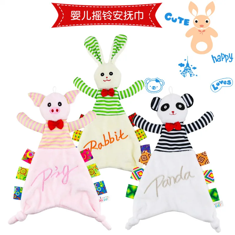 Skkbaby милые dudu ярлыки с животными, полотенце, детское погремушка, полотенце для рук, плюшевые игрушки