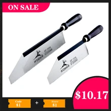 9-1/" двухсторонняя бритвенная пила, японский стиль Ryoba, Тяговая пила, 14/9 зубьев, точная ручная пила для шипа, деревообработка, резка, ручные инструменты