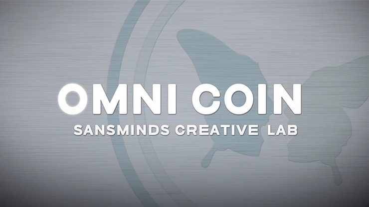 Omni Coin US version(DVD и Gimmicks) от SansMinds Creative Lab Close up Magic Tricks реквизит иллюзии Street Magie gimmicks