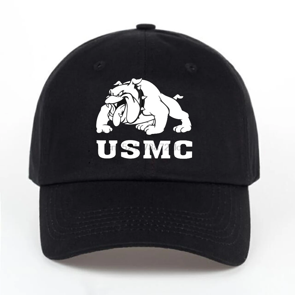 Бейсбольная кепка с логотипом USMC, модная, унисекс, Регулируемая Кепка