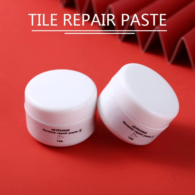 Porcelain Repair Kit - Tile Stone Repair Kit, Marble Repair kit, Tub and  Tile Refinishing Kit, Crack Chip Ceramic Floor, Shower Tile Gap Filler 