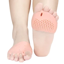 1 Pair Silicone Forefoot Pad Foot Reusable Pain Relief Breathable for Women Men BB55