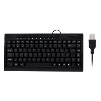 

Multimedia Keyboard Wired Silent Keyboard Waterproof Gaming Keyboard for Laptop PC USB Keyboard