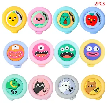

2Pcs Baby Pregnant Cartoon Repellent Badge Button Mosquito Clip Non-Toxic Anti-mosquito Buckle Protector Child Outdoor Supplies