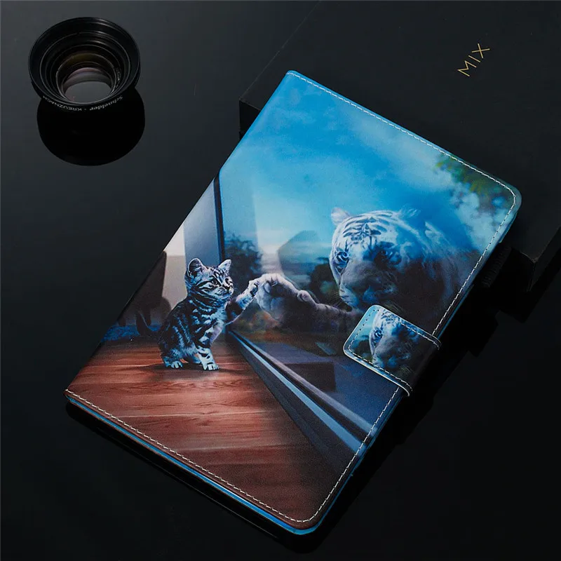 Чехол для Samsung galaxy tab A 8,0 SM-T290 T295 T297 чехол для galaxy tab A 8,0 SM-T295 защитный флип кожаный чехол-кошелек - Цвет: As picture