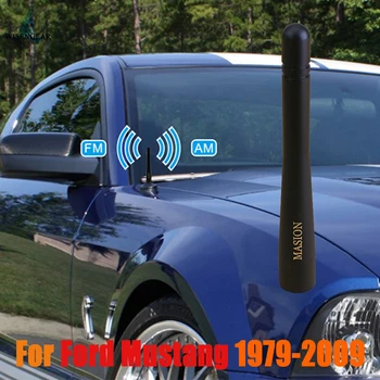 

Short Antenna AM FM Radio Signal Reception Antenna Mast Car Stubby Aerial Rod For Ford Mustang 1979-2009 Auto Styling Decoration