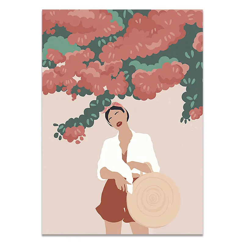 Fashion-Vintage-Girl-Abstract-Figure-Wall-Art-Canvas-Painting-Nordic-Posters-and-Prints-Wall-Pictures-for (6)