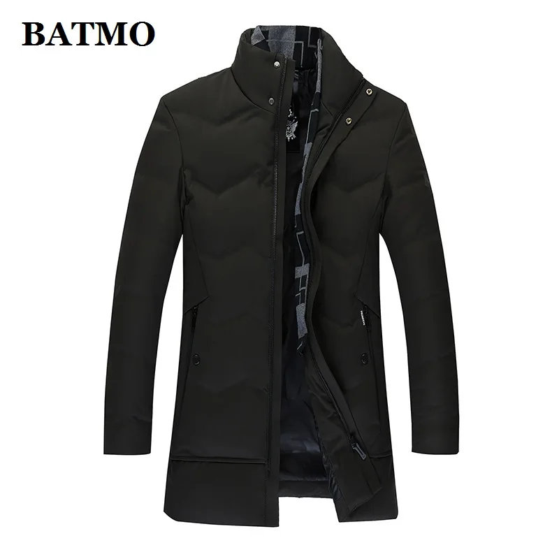 BATMO 90% белый куртки-пуховики для мужчин, мужской зимний плащ, плюс-размер L-8XL 1658
