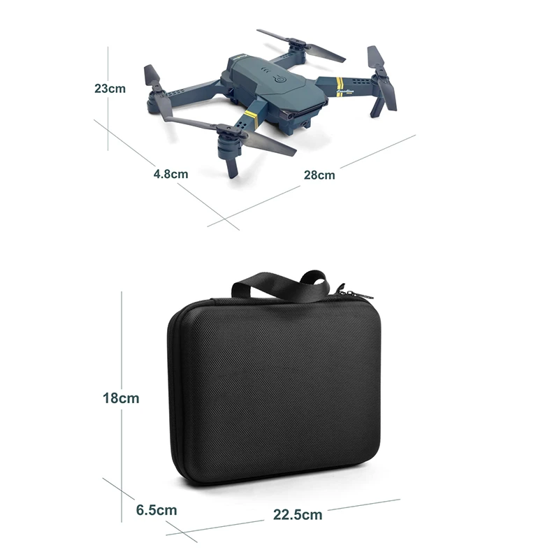 Радиоуправляемый Дрон wifi FPV с широкоугольным HD камерой 1080P режим удержания высоты складной рычаг Радиоуправляемый квадрокоптер Дрон X Pro RTF Дрон для подарочных игрушек