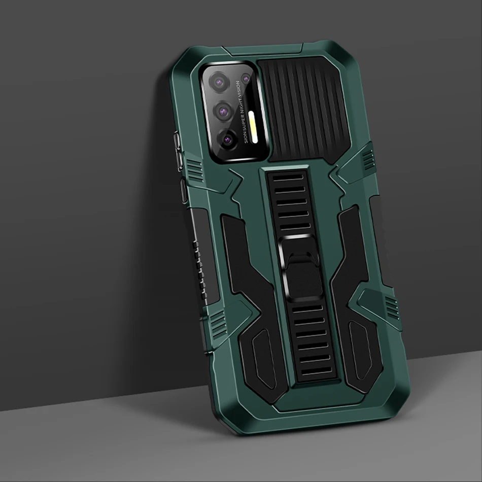GDREAM Shockproof Phone Case For OPPO Reno 2F 4F 5Lite 5F 6 5G Luxury Kickstand Bracket Protective Cover For OPPO F11Pro F17 F19 cases for oppo cases
