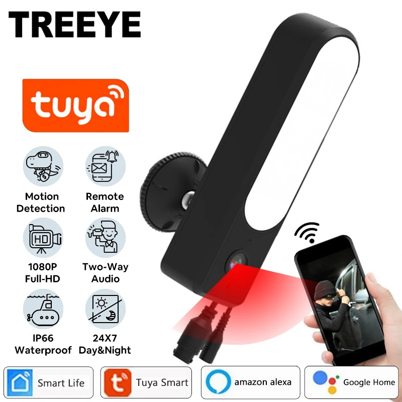 IP камера TREEYE Tuya Smart Life с поддержкой Wi Fi 1080P|Камеры видеонаблюдения| |
