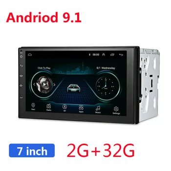 

2 Din Android 9.1 Car Radio Stereo 7 Inch Universal Car Multimedia Audio Player 2din Autoradio GPS Navigation Wifi Bluetooth USB