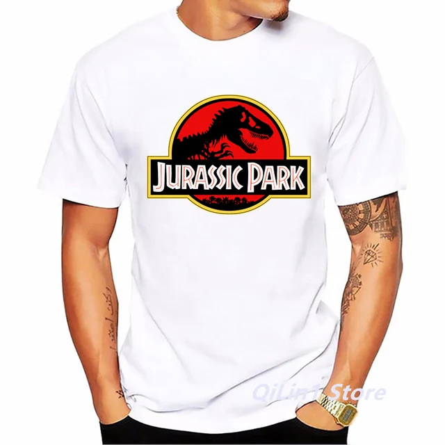 Jurassic Park T Shirt Men Anime Shirt 