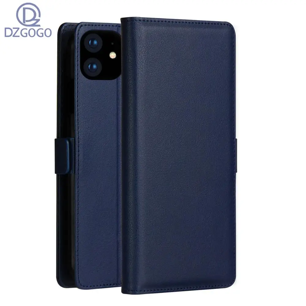 

DZGOGO Luxury Magnet Flip Wallet Book Phone Case Leather Cover On For iphone 11 Pro MAX 11Pro 11ProMAX 64/128/256 GB Shockproof