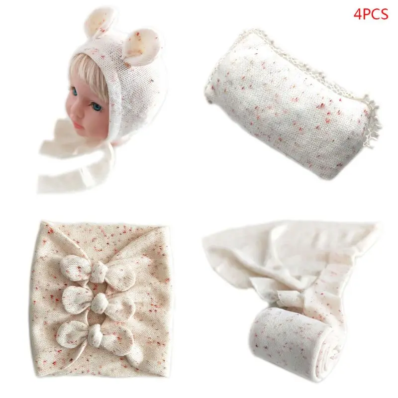 Newborn Soft Sleeping Bag Pillow Bow-knot Wraps Blanket Photography Props Hundred Days Photo Props baby sleeping bag Bedding