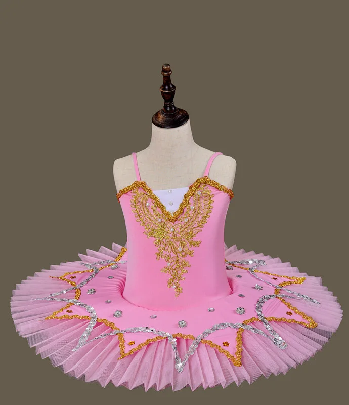 Girls Pink/Purple/White/Green Girl Ballet Tutu Dress Swan Lake Ballet Costume Ballerina Clothes Children Ballet Dance Dressrs