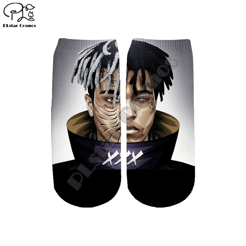 Прямая поставка Rapper XXXTentacion Tupac Eminem хип хоп мужские/женские хлопковые носки