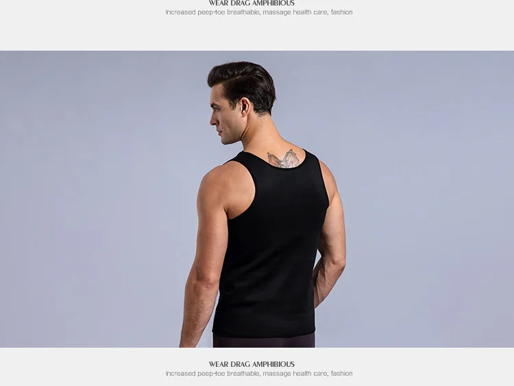 Для мужчин, из неопрена корректирующий body shaper способствует пот талии корректирующий корсет моделирующее белье мужские моделирующие молния похудения жилет
