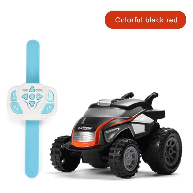 Red Авто rc 2,4G трюк 360 градусов вращающийся Багги электрические управляемые автомобили игрушка на радио с для дистанционного управления автомобиль игрушка - Цвет: Red
