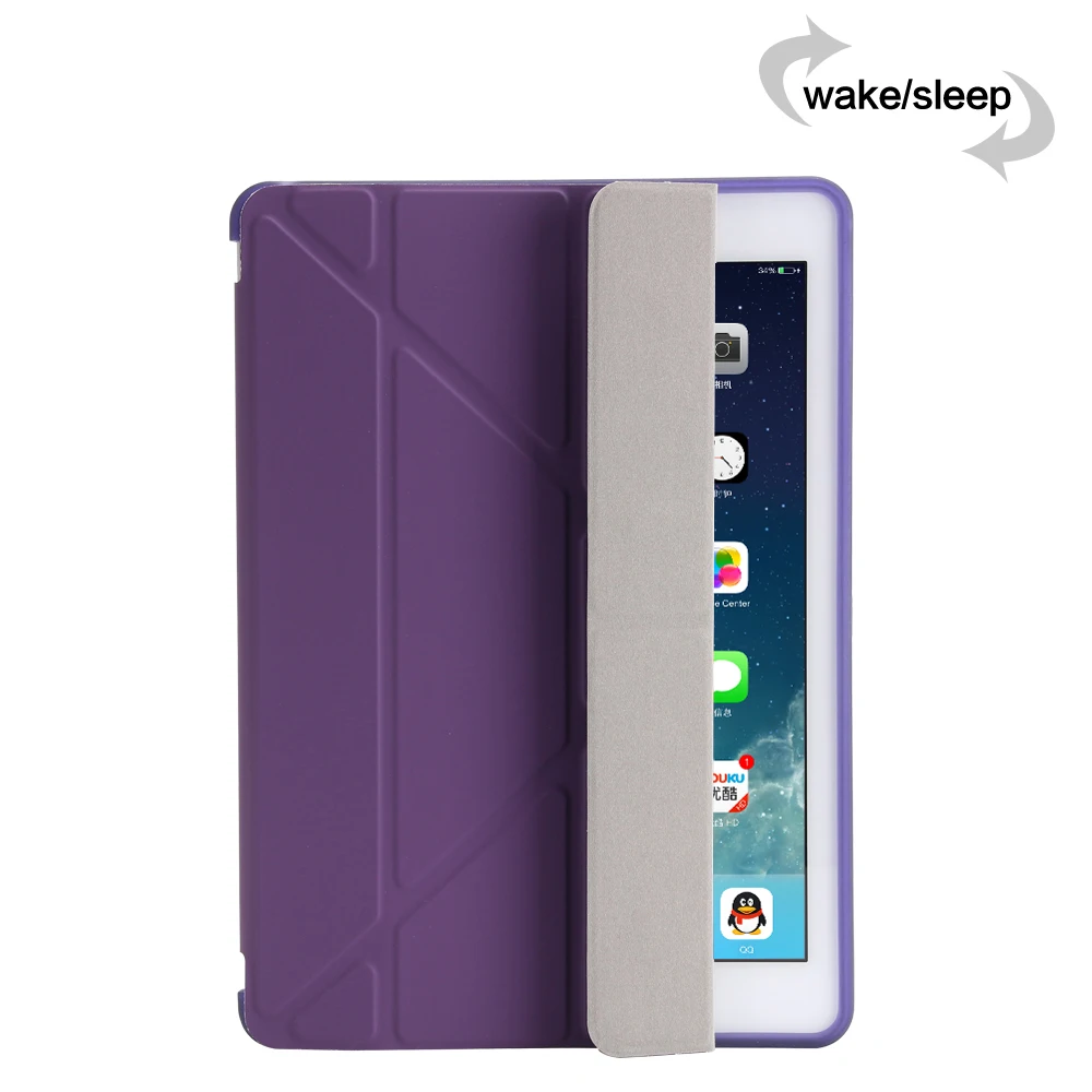 Чехол для iPad air 1 5 A1474 A1475 A1476 мягкий силиконовый чехол из ТПУ с откидной крышкой
