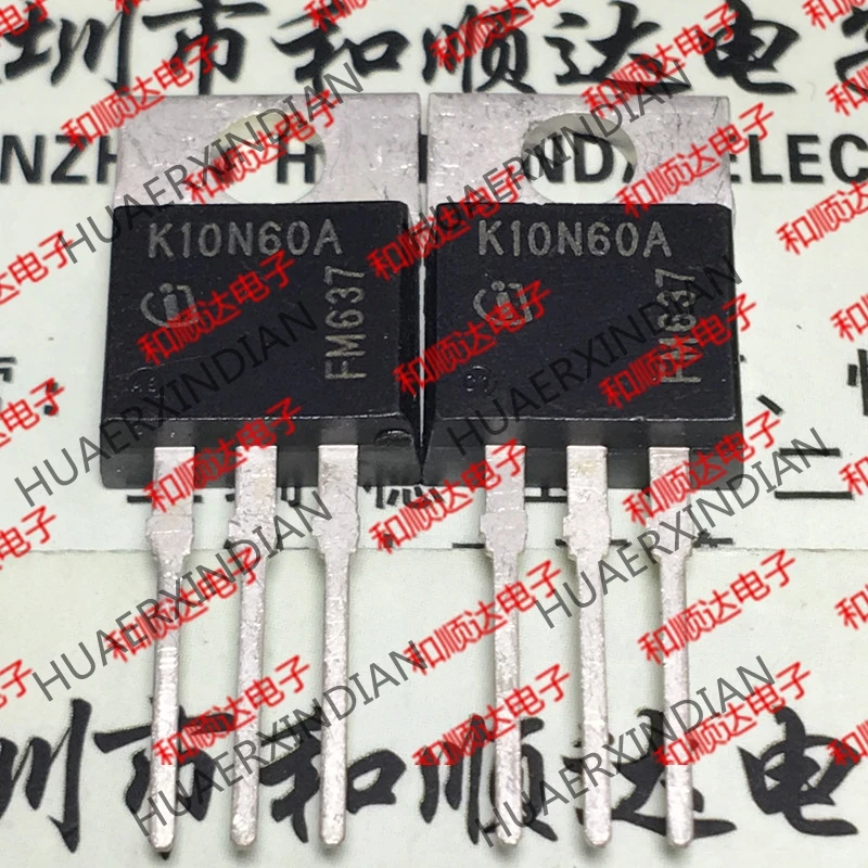 5 шт., новые оригинальные кнопки K10N60A SKP10N60A-220 600V 10A