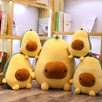 

30-60CM Soft Avocado Stuffed Plush Toy Cute Baby Doll Cartoon Fruit Pillow Sofa Cushion Birthday Gifts Christmas Kids Girls Body
