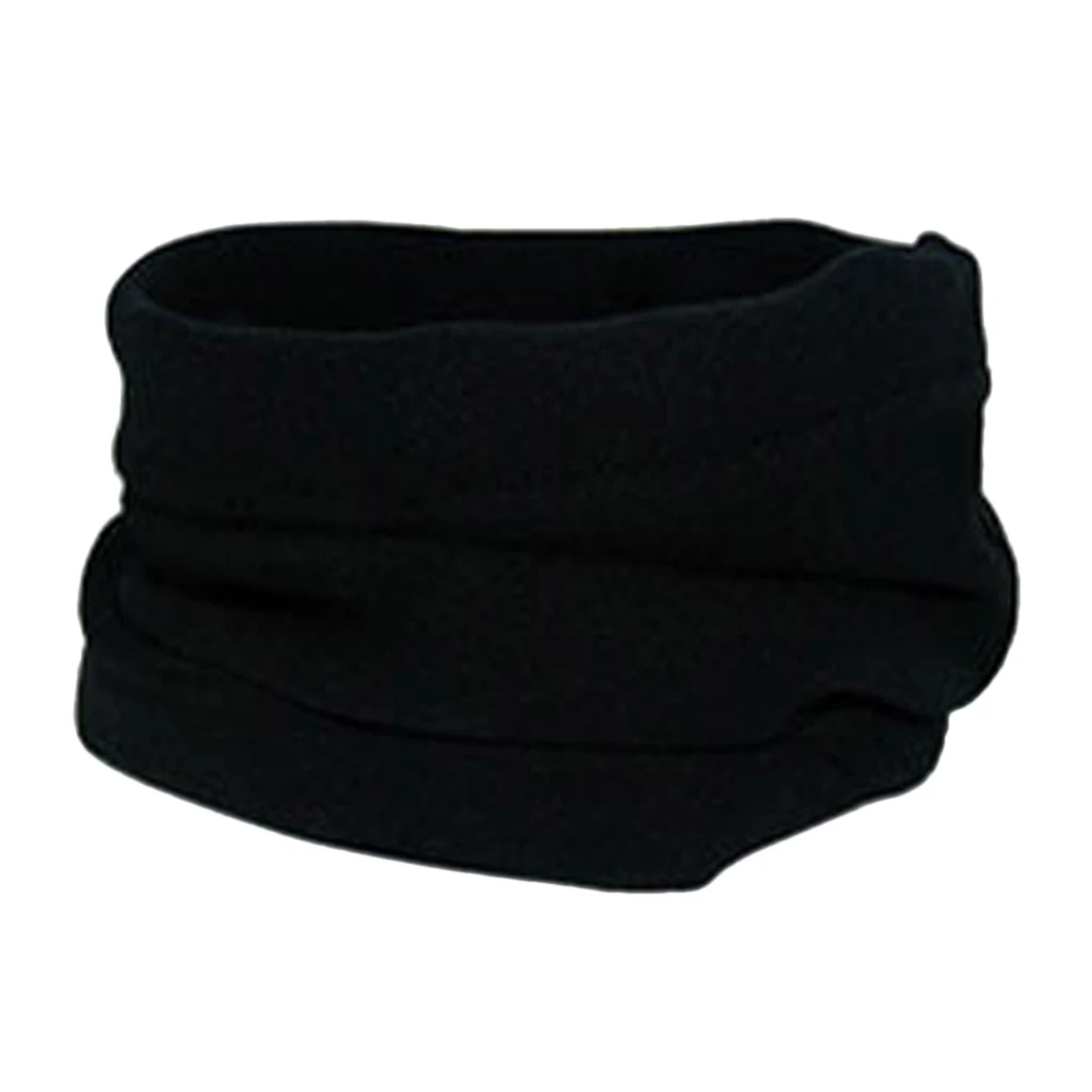 Winter Polar Fleece Man Women Scarf Ring Trendy Neck Warmer Comfy Snood Scarf Ski Motorbike Mask Warm Hat 