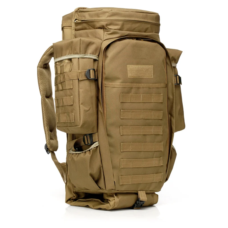  65L Outdoor Backpack Military Tactical Bag Pack Rucksack for Hunting Shooting Camping Trekking Hiki - 4000174689635