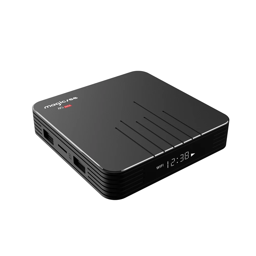  N5 Max Amlogic S905X3 Android 9.0 TV BOX 4G 32G/64G Rom 2.4+5G Dual Wifi Bluetooth4.1 Smart Box 8K 