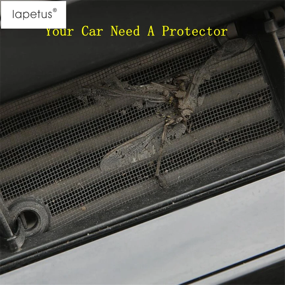 Аксессуары Lapetus, подходят для Audi A4 B9-, передняя головка, сетка от насекомых, решетка, защитная сетка, Формовочная крышка, комплект, отделка