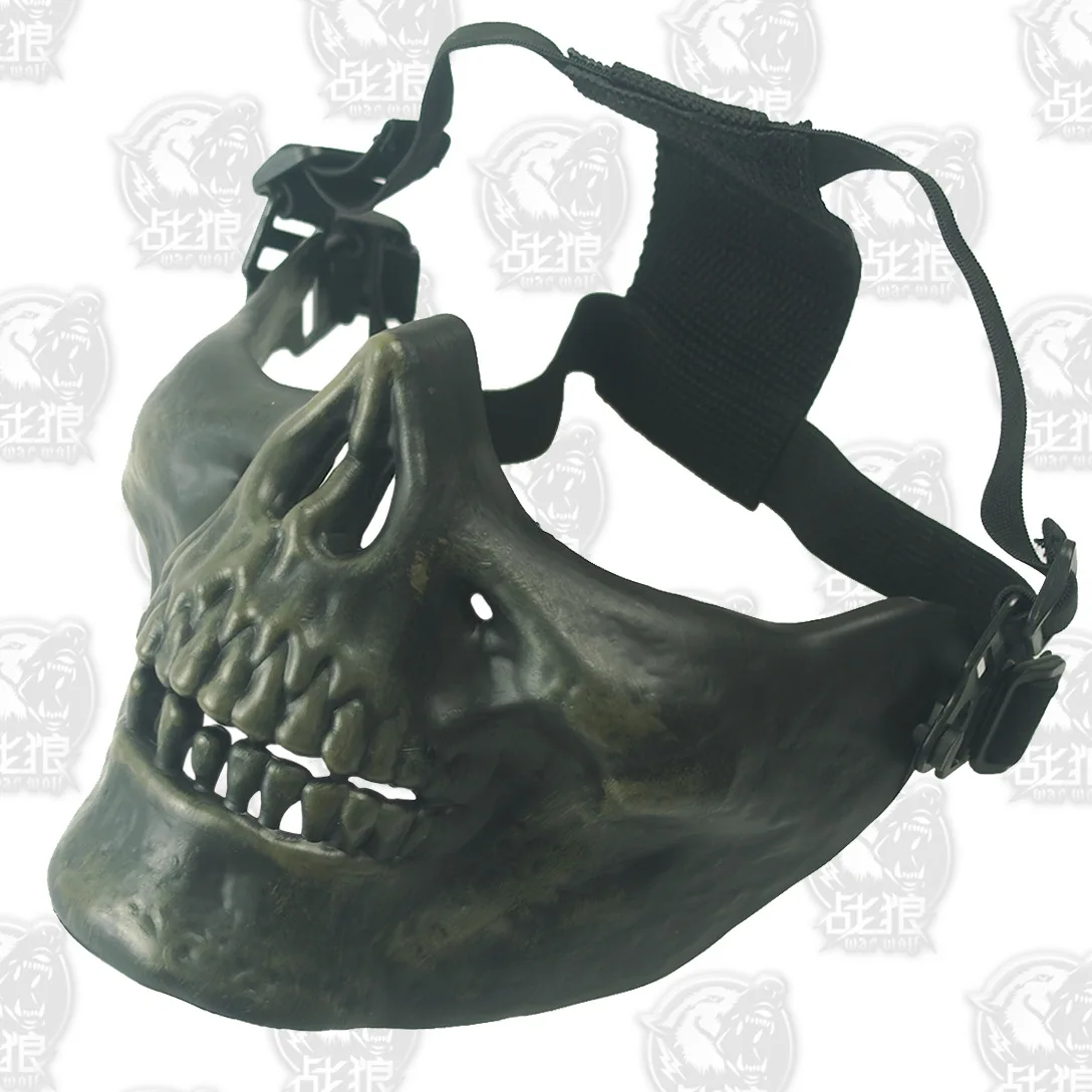 

M03 Three Generations Half Face Skeleton Mask Field Operations CS Tactical Water Gun Skeleton Protective Mask