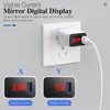 Quick charge 3.0 USB Charger for iPhone 12 11 6 7 8 Xiaomi Samsung Huawei 5V 3A Digital Display Fast Charging Wall Phone Charger ► Photo 2/6