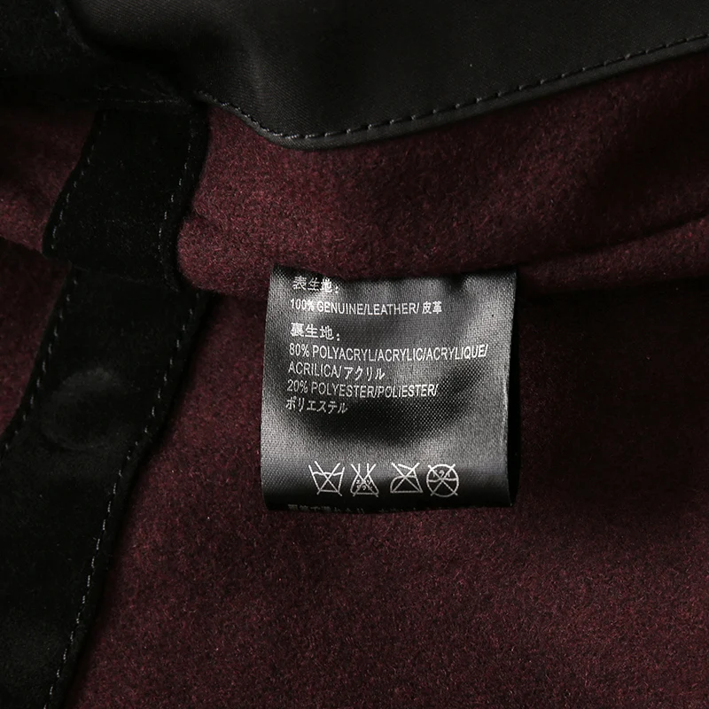 Brand Autumn Winter Heavy Machine Cow Leather Jacket Vintage Genuine Leather Motorcycle Jacket European American Style Coats