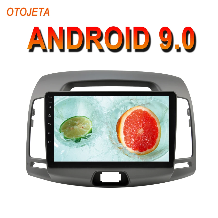 OTOJETA Android 9,0 2.5D экран автомобиля радио плеер для hyundai Elantra 2008-2011 AUX USB Мультимедиа Стерео gps Navi магнитофон