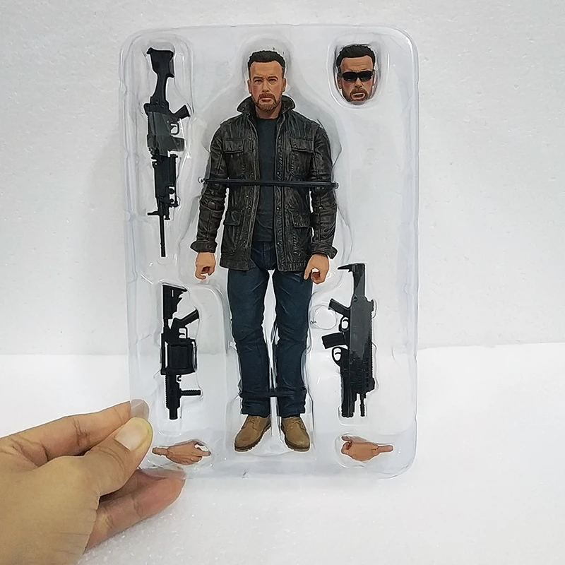 NECA Терминатор T-800 Темный Fate Сары Коннор фигурка модель игрушки кукла для подарка