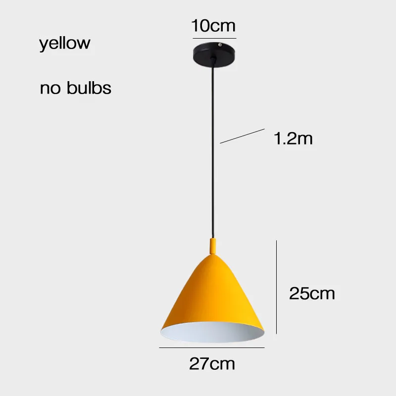 Подвесной светильник s, современный скандинавский дизайн, подвесной светильник, подвесной светильник в стиле лофт, светильник для дома, светильник с веревкой, для столовой, кухни, бара, отеля - Цвет корпуса: yellow