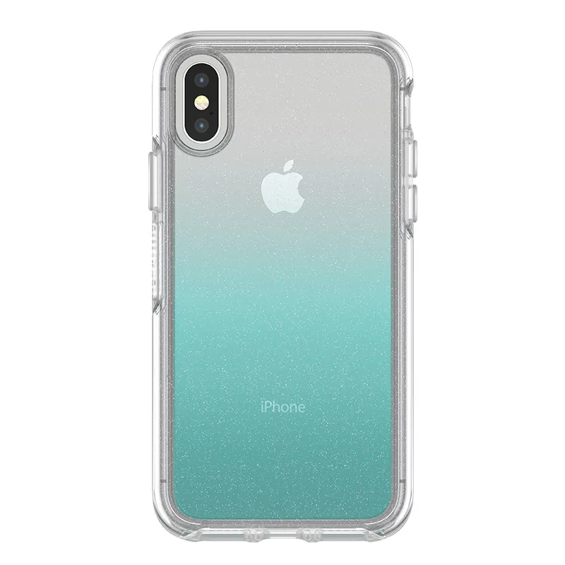 Symmetrie Series чехол для iphone xs max Easy Breezy/прозрачный цветок лист шаблон противоударный для iphone 7 6 8 plus Модный чехол - Цвет: Blue