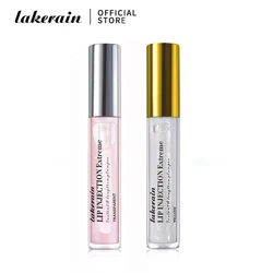 Lakerain 4ml Lip Care Serum Lip Plumper Gloss Increase Lip Elasticity Reduce Fine Lines Moisturizing Clear Lip Gloss Oil