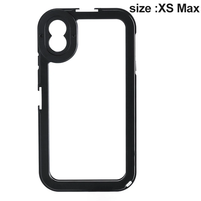 for iPhone XS Max Алюминиевая установка клеть Ручной Стабилизатор телефона с холодной стойки для обуви для iPhone XS/XS Max Hi 888 - Цвет: for iPhone XS Max