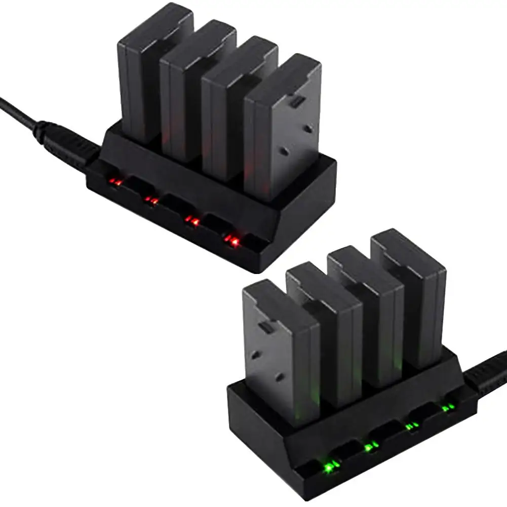 

4Pcs 700mAh Battery with 4 Port USB Charger for Mambo Swing Parrot Mini Drone
