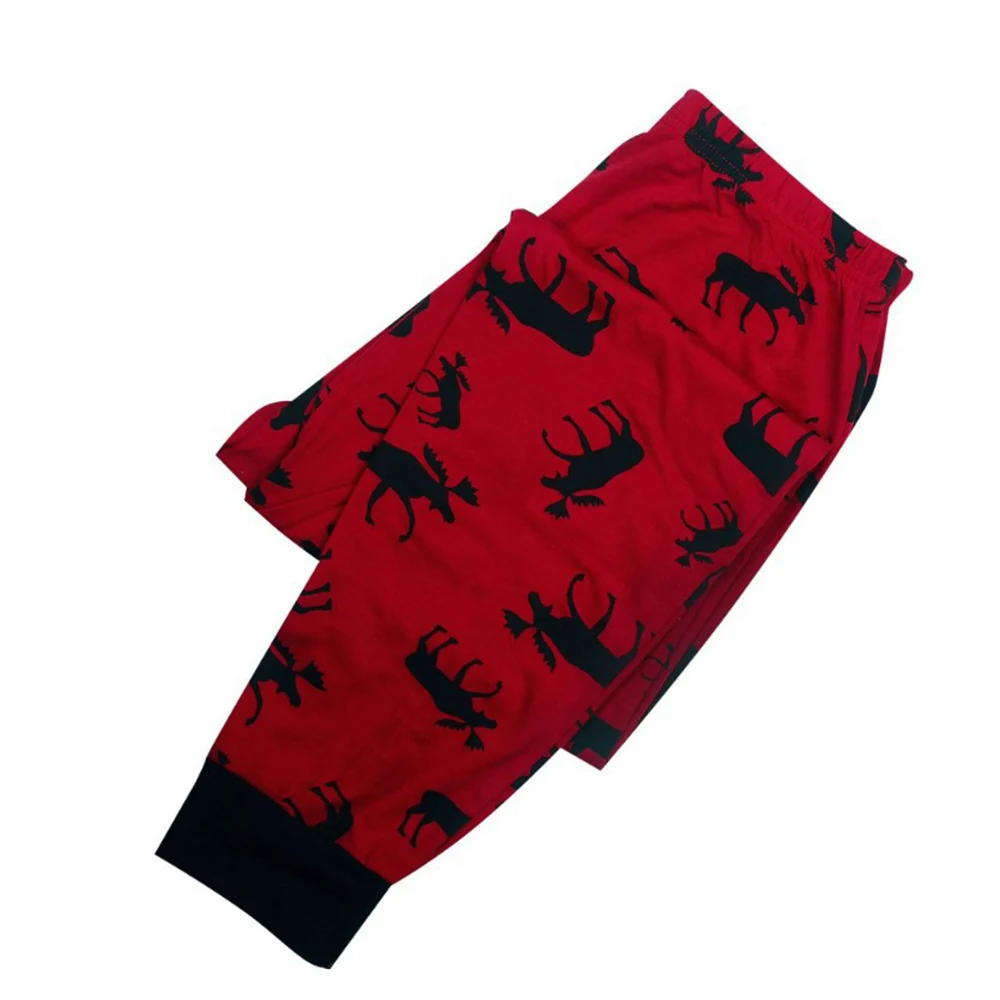 CYSINCOS пижамные костюмы для всей семьи, вечерние рождественские одинаковые комплекты для всей семьи хлопковая детская ночная рубашка с принтом оленя из мультфильма, Новинка