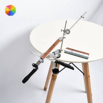 

1Pcs Aluminium Alloy 360 Degree Flip Constant Angle Grinding Tools Knife Sharpener System Grinder Machine With 4Pcs Stones XBFF