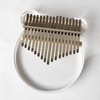 

17 Key Crystal Transparent KALIMBA Thumb Piano Acrylic Plate Finger Piano Sishang Thumb Piano